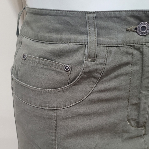 Talbots Olive Green A-line Neutral Casual Skirt Knee Length Women's Sz 10 - Picture 7 of 7